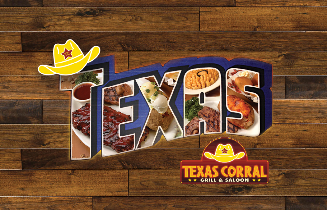 Texas Corral Gift Card front